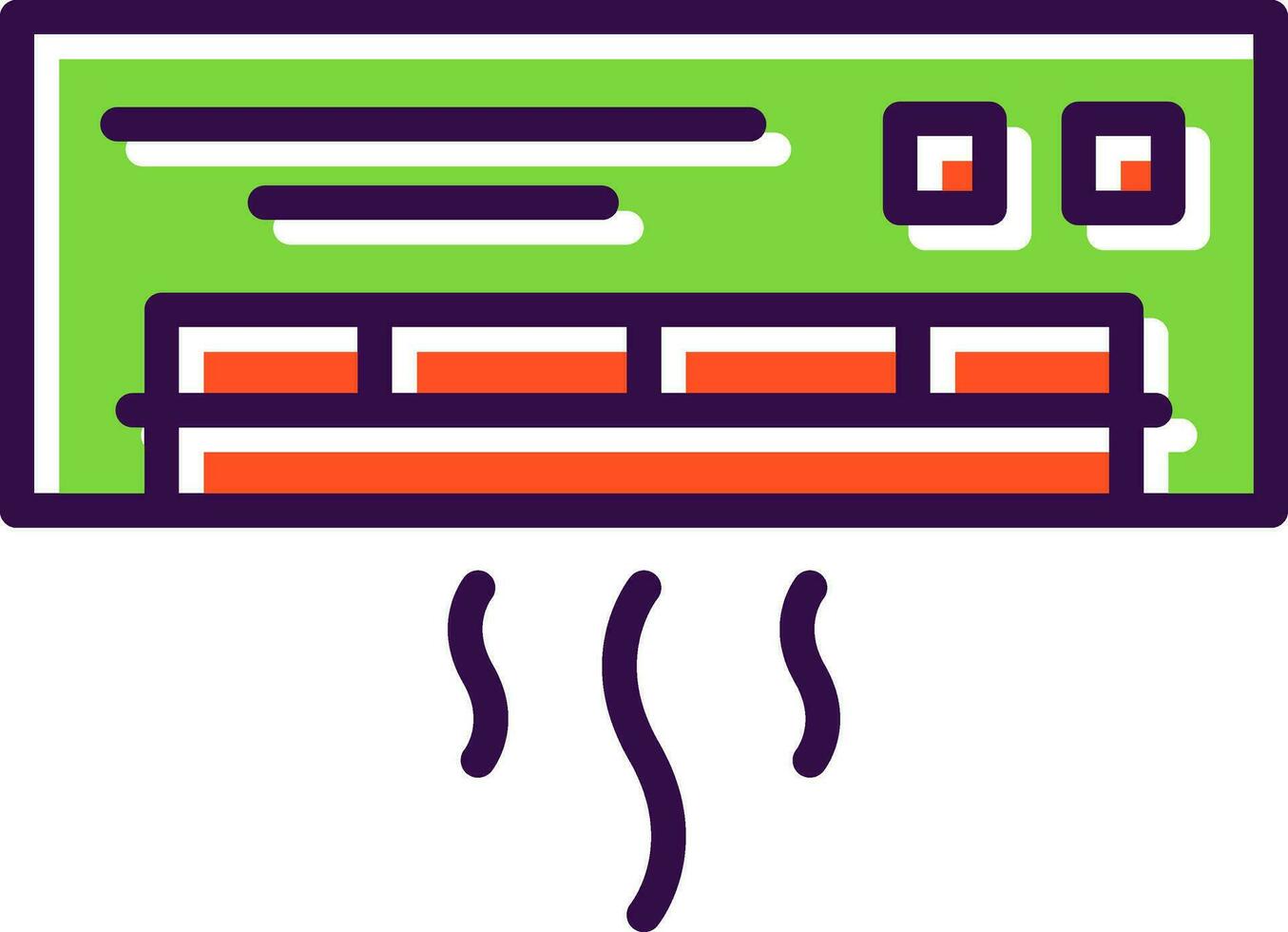 Air Conditioner Vector Icon Design