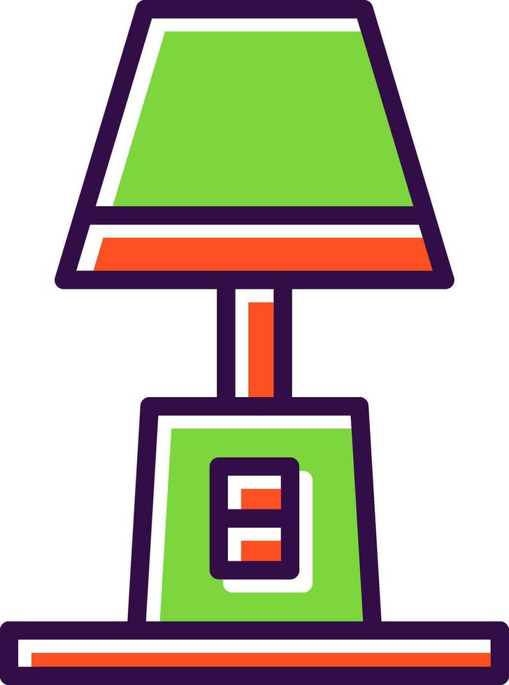 Lamp Vector Icon Design