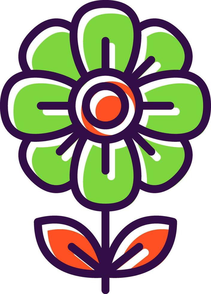 Flower Vector Icon Design