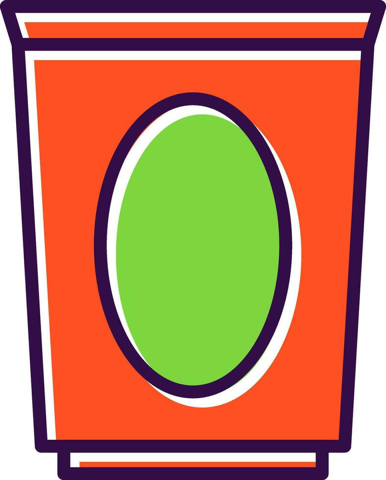 Dustbin Vector Icon Design
