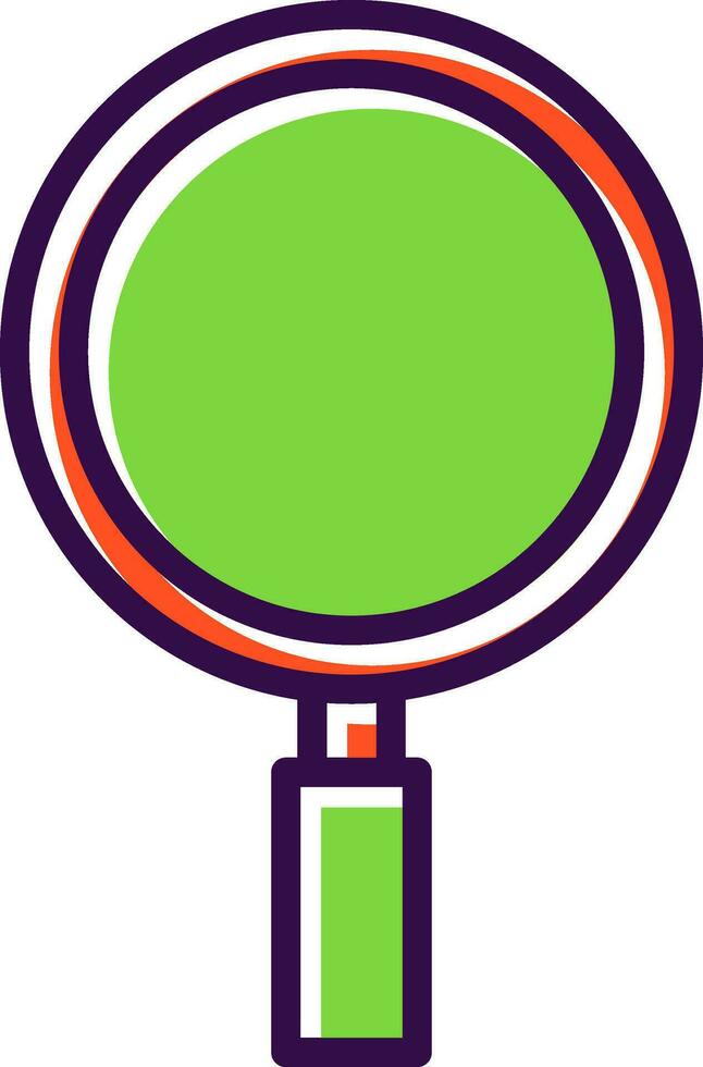Magnifying glass Vector Icon Design