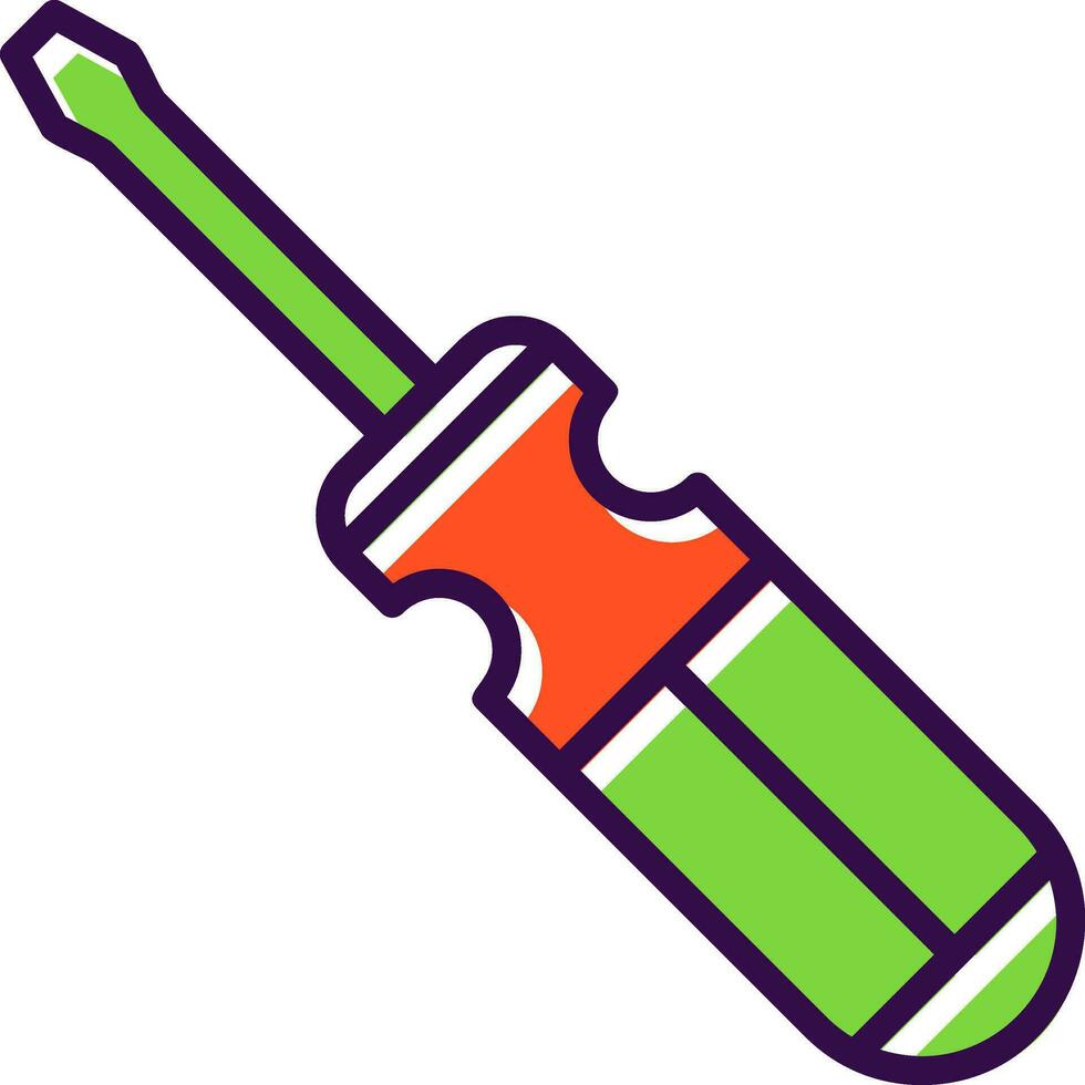 Screwdriver Vector Icon Design