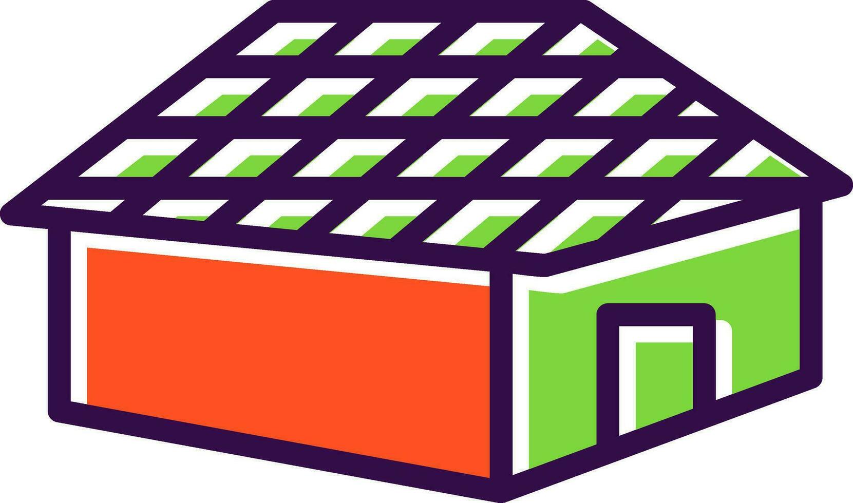 Roof Vector Icon Design