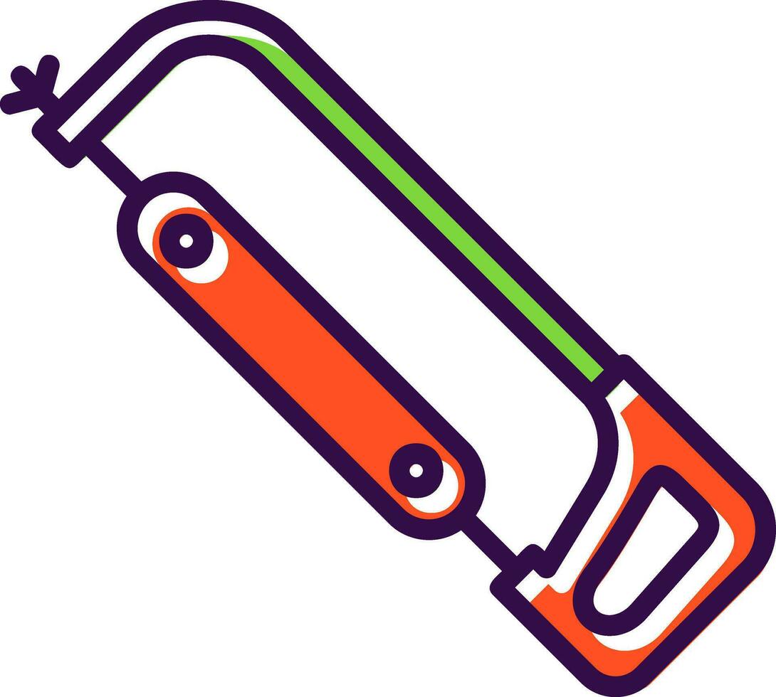 Hacksaw Vector Icon Design