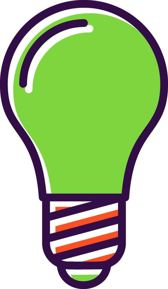 Light bulb Vector Icon Design