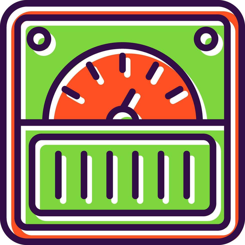 Meter Vector Icon Design