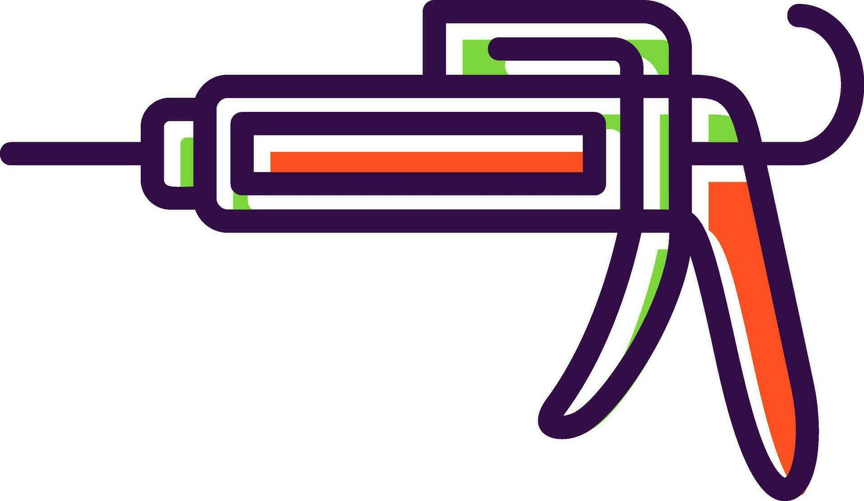 Caulk gun Vector Icon Design