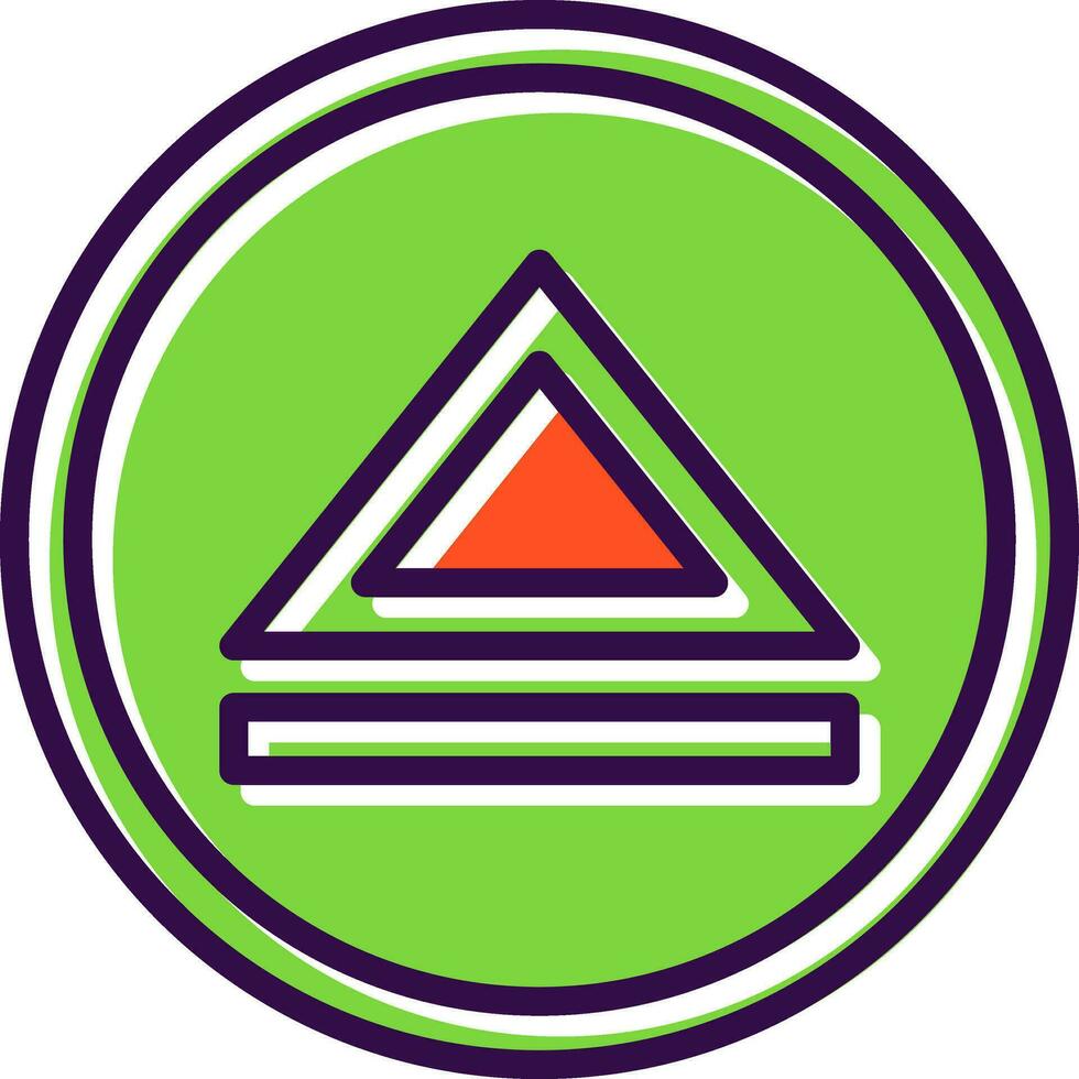 Eject Vector Icon Design
