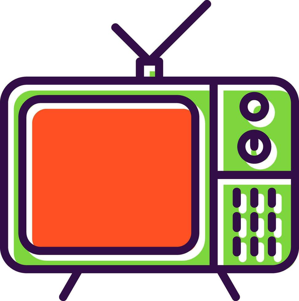 Television Vector Icon Design