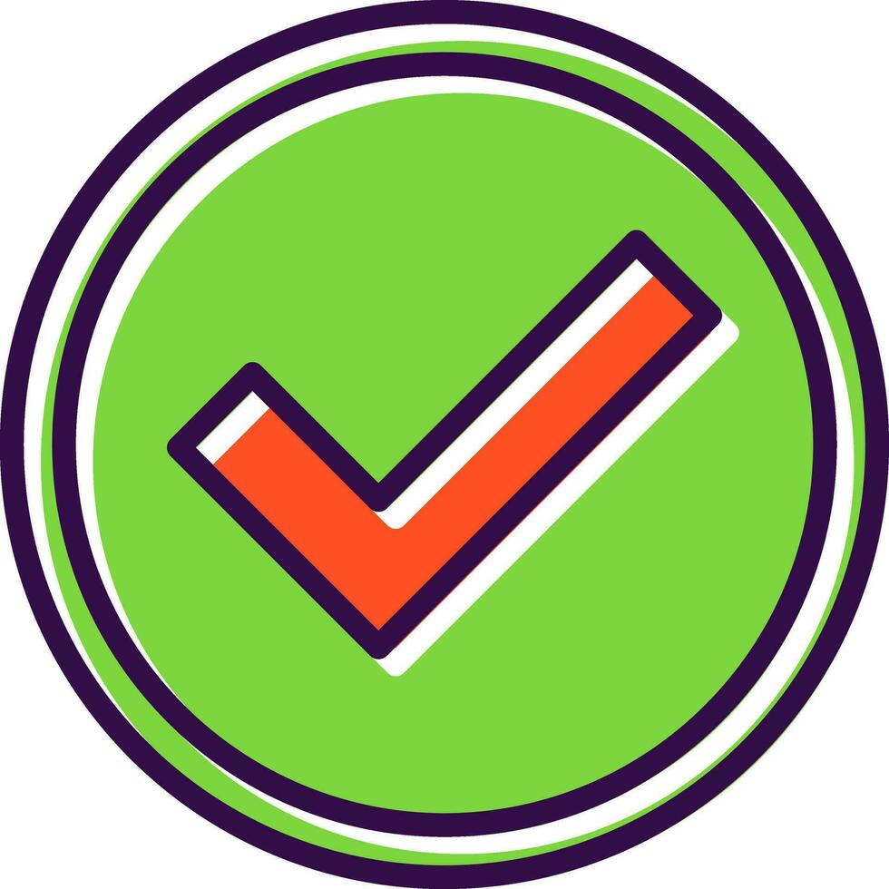 Checked Vector Icon Design