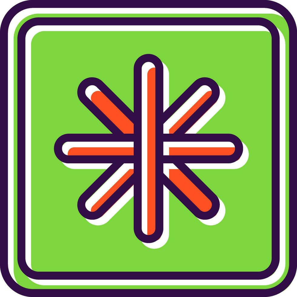 Asterisk Vector Icon Design