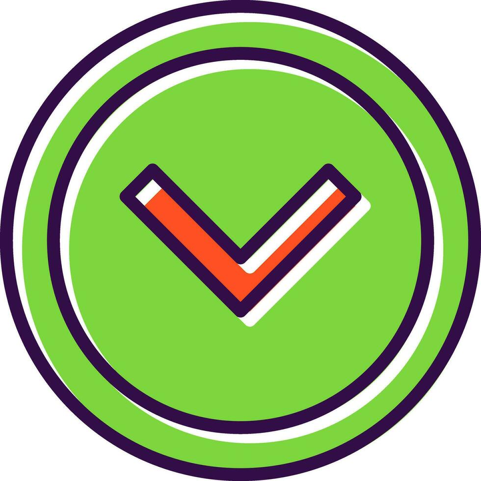 Chevron Arrow Down Vector Icon Design