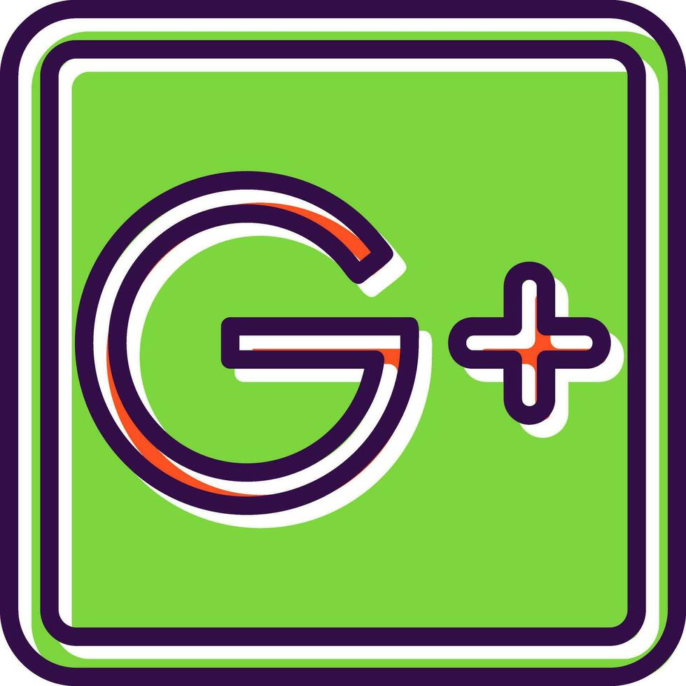 Google Plus Vector Icon Design