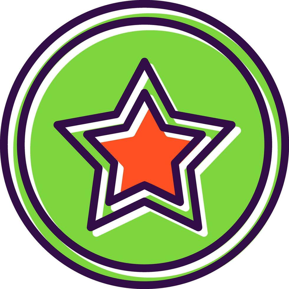 diseño de icono de vector de estrella