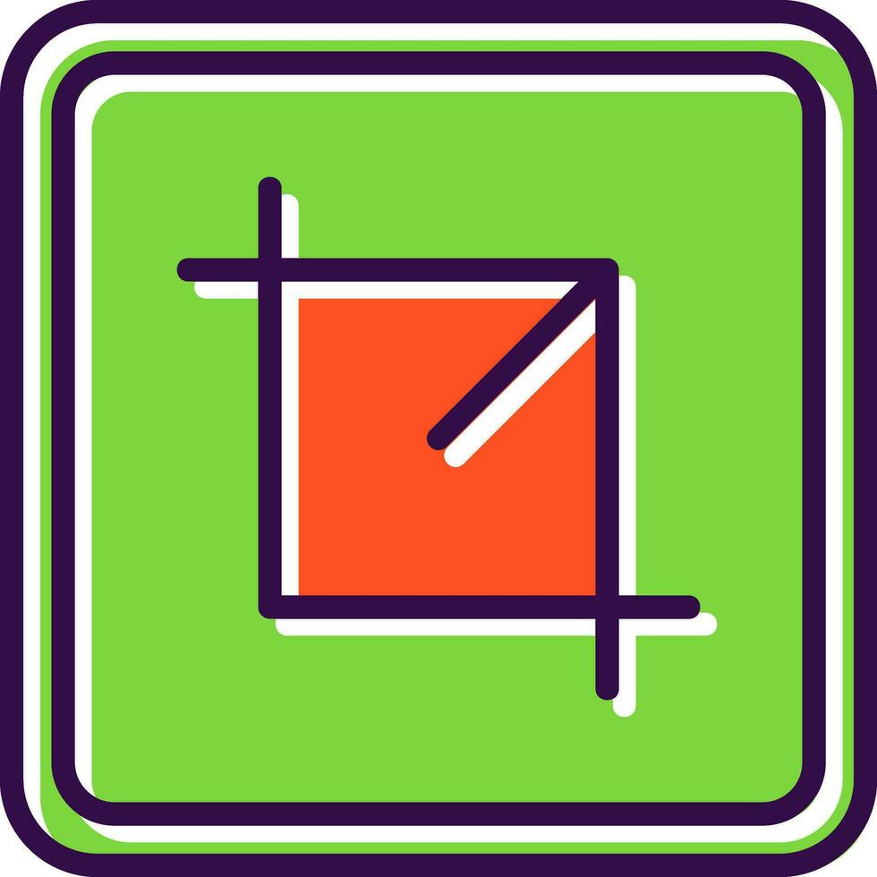 Crop Vector Icon Design