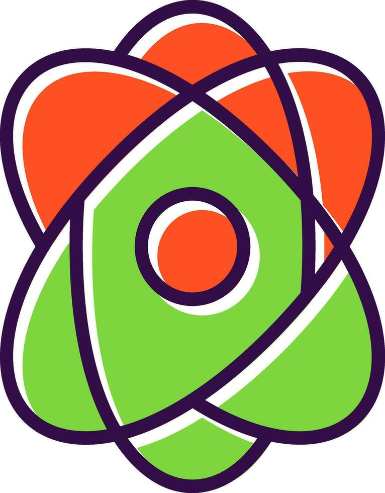 Atom Vector Icon Design