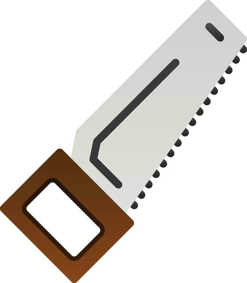 Hand Saw Vector Icon Design