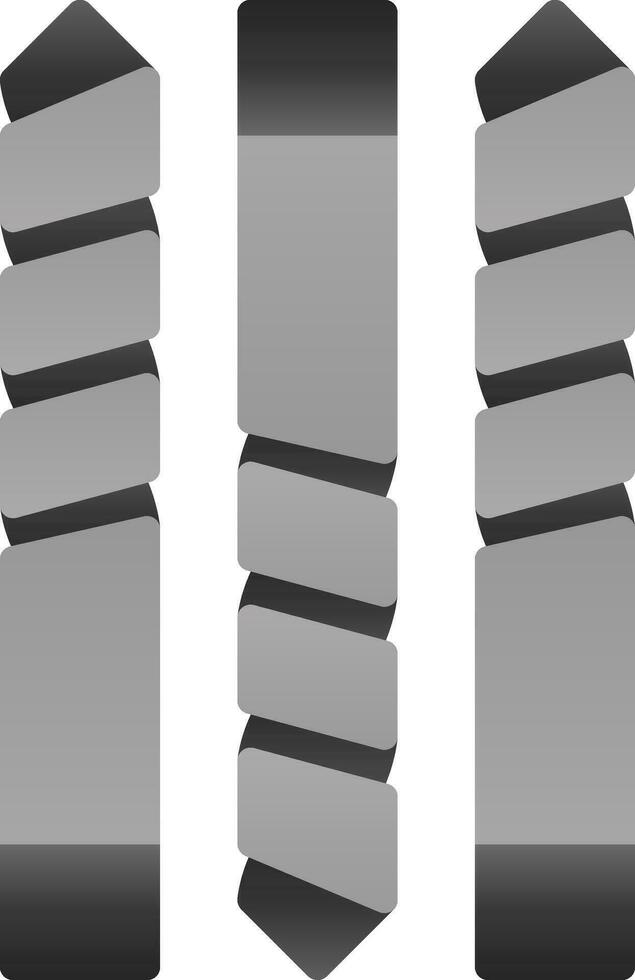 Drill Bit Vector Icon Design