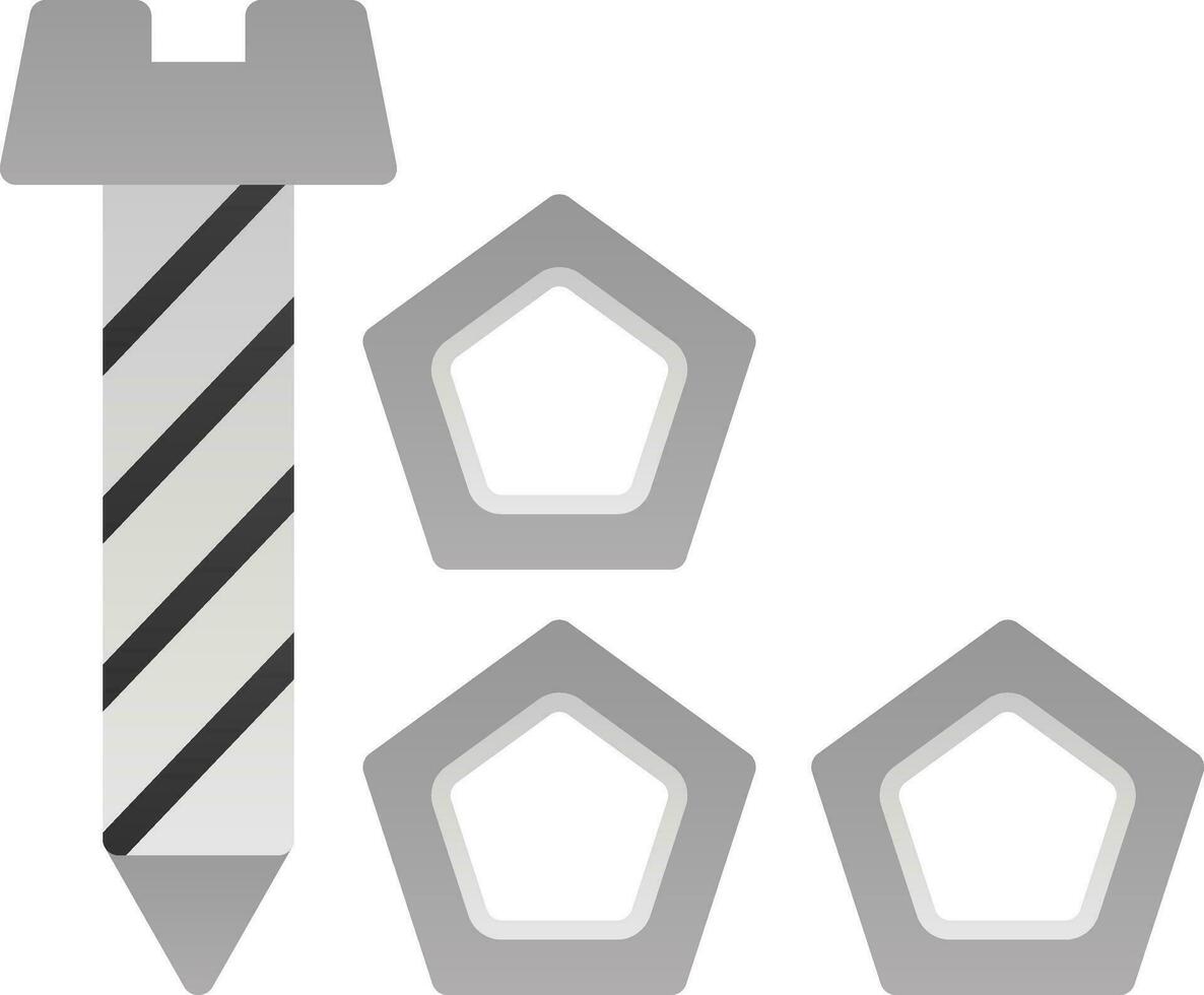 Screws Vector Icon Design