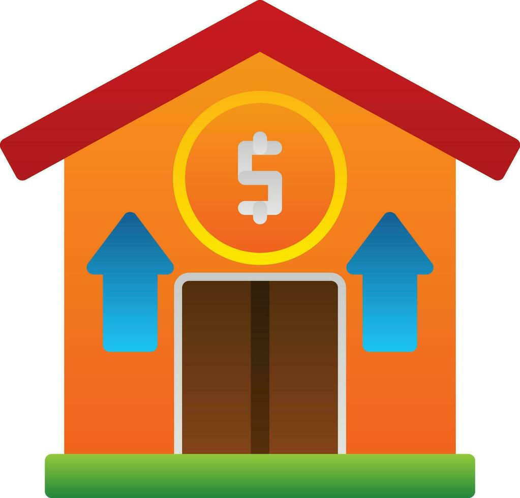 House Value Vector Icon Design