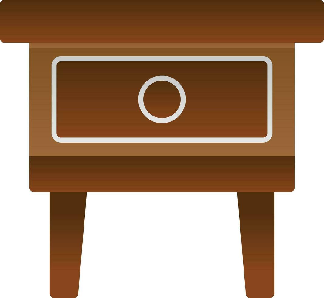 Night Stand Vector Icon Design