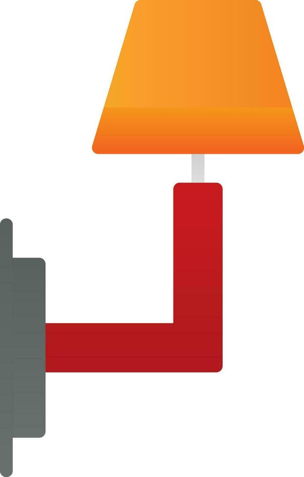 Wall Light Vector Icon Design