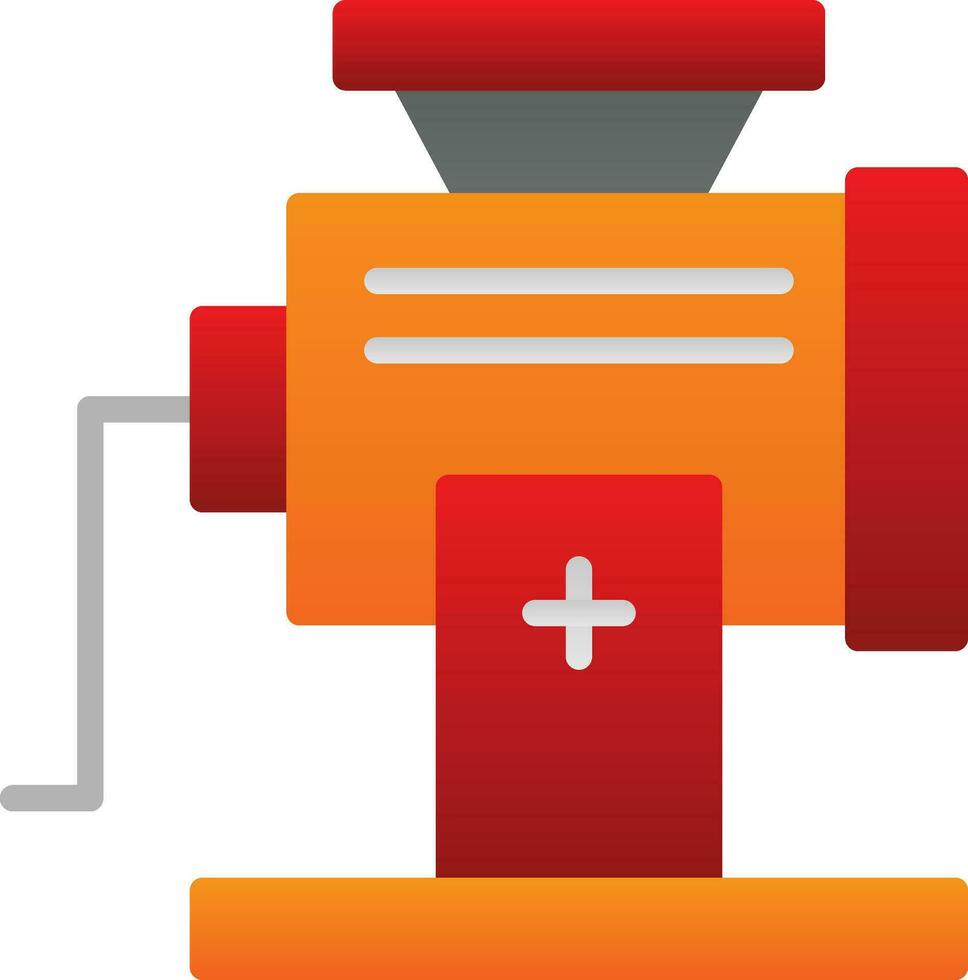 Meat Grinder Vector Icon Design