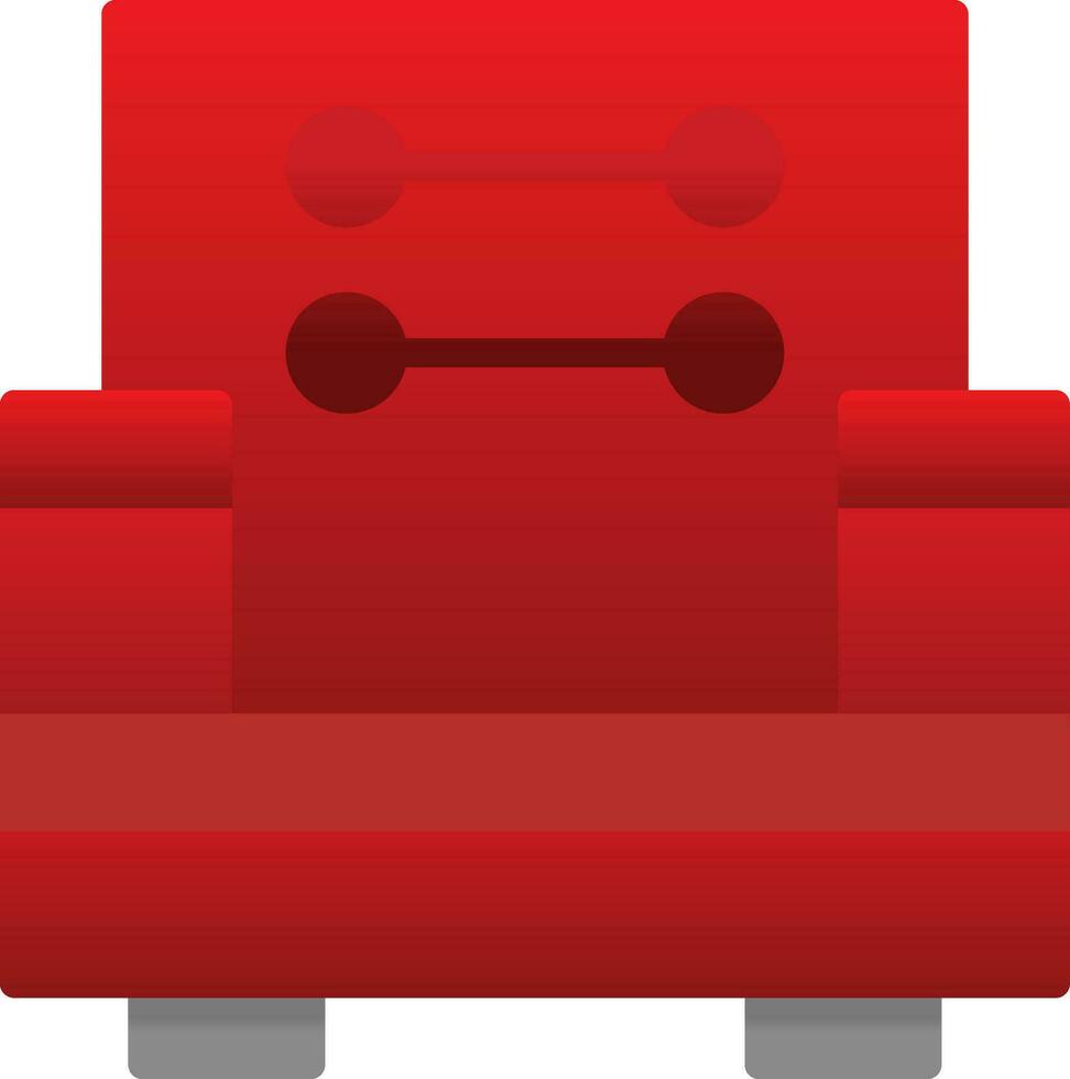 Armchair Vector Icon Design