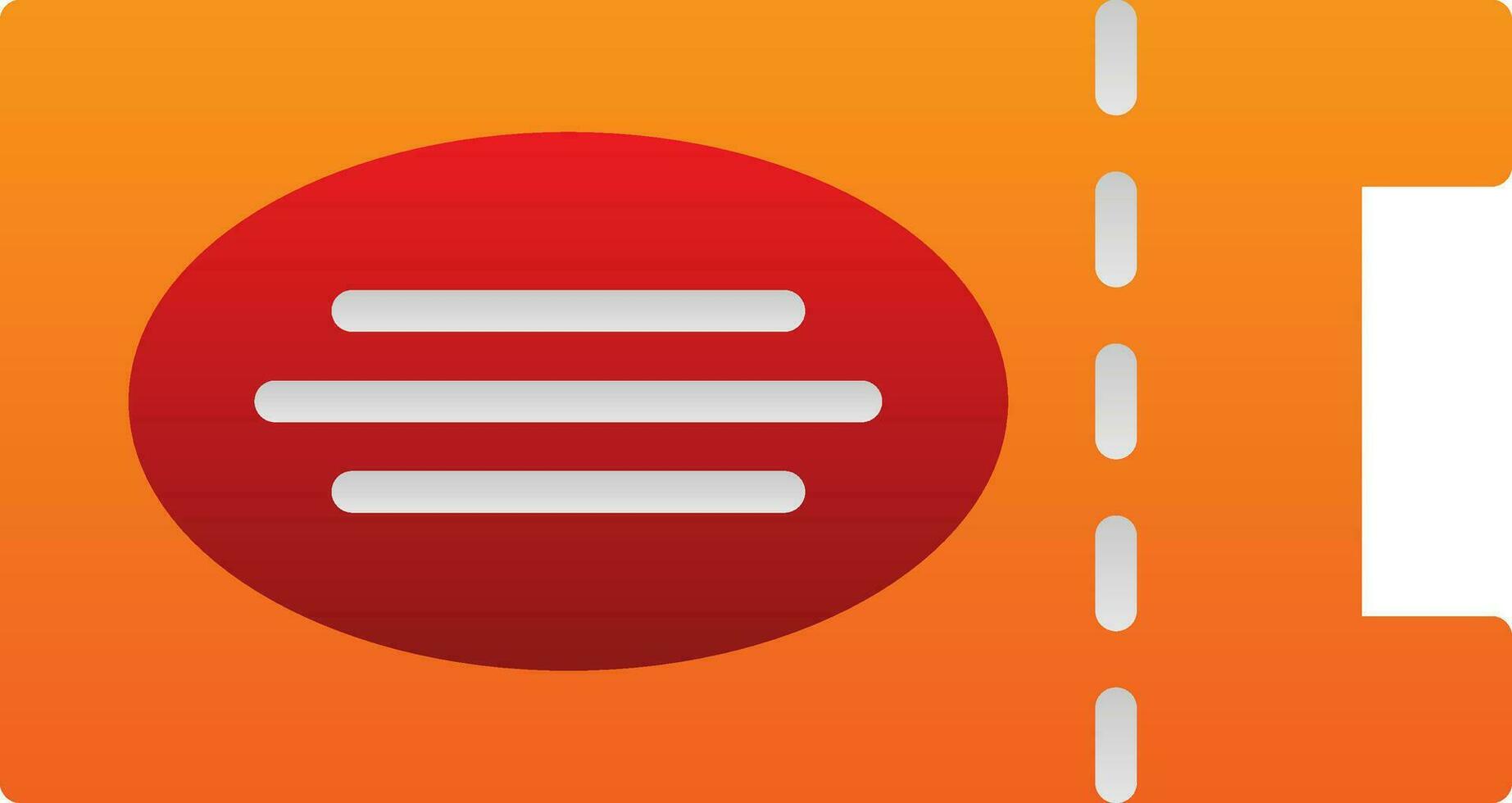 Ticket Vector Icon Design