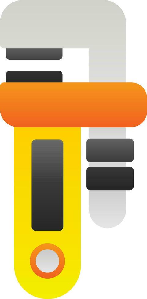Pipe wrench Vector Icon Design