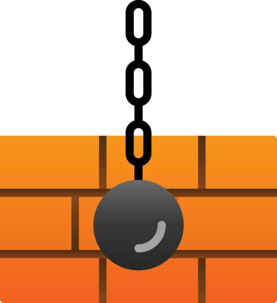 Wrecking ball Vector Icon Design