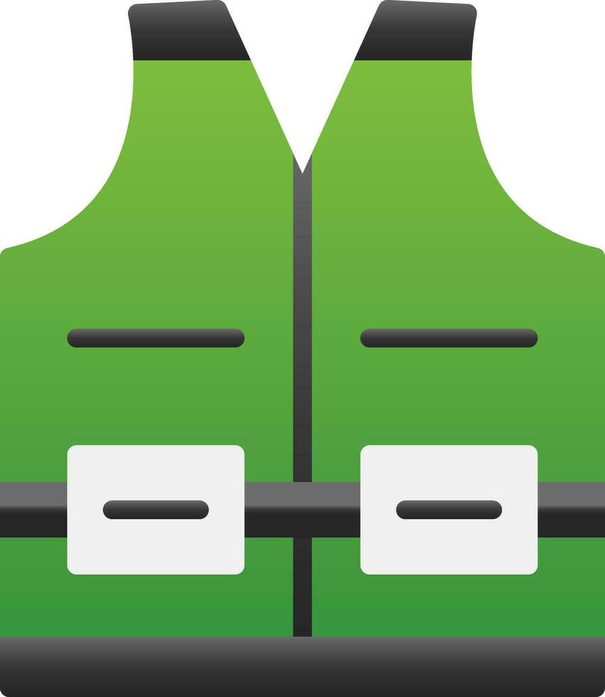 High visibility vest Vector Icon Design