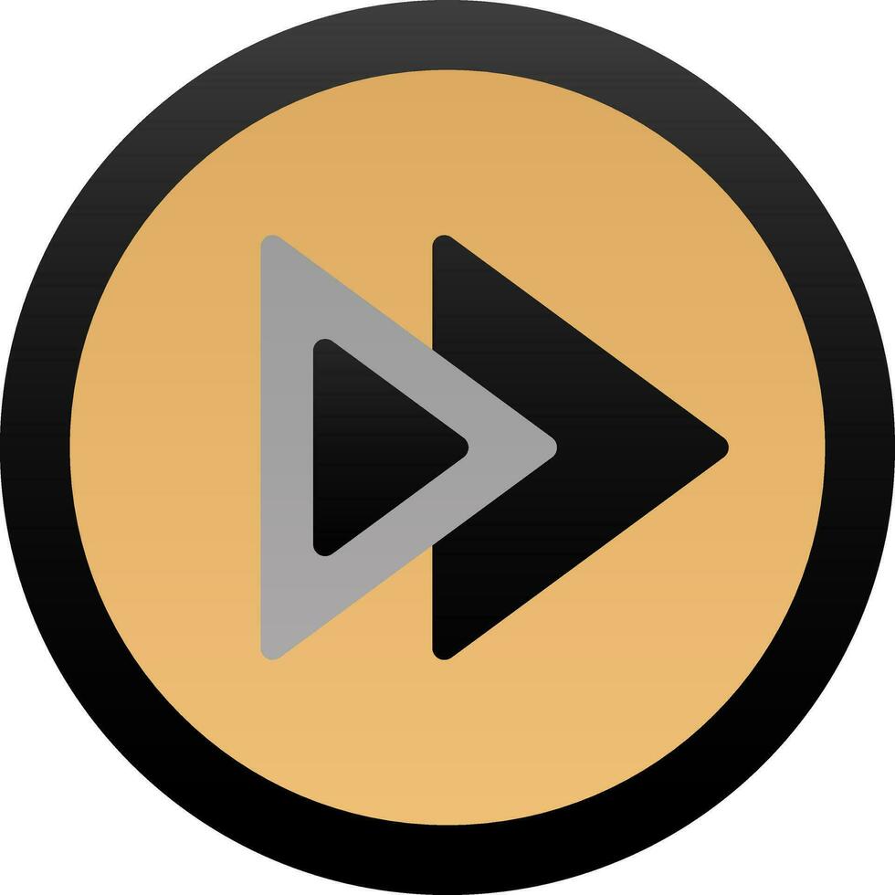 Fast Forward Vector Icon Design
