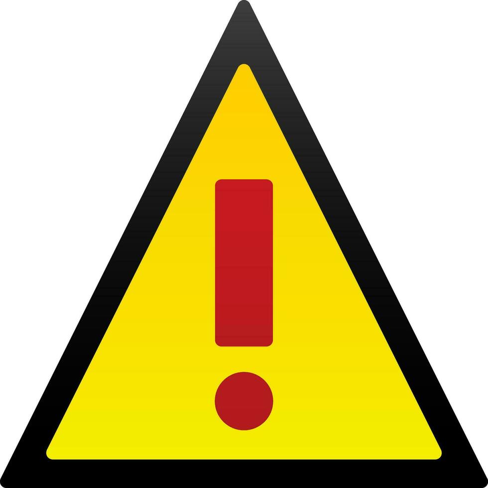 Warning Vector Icon Design