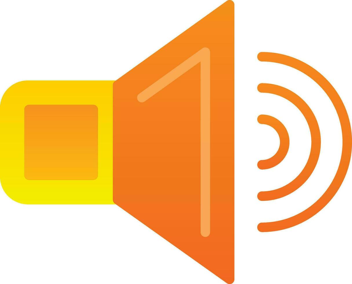 Speaker Vector Icon Design