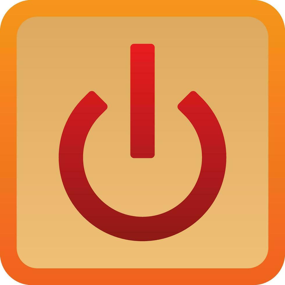 Power Button Off Vector Icon Design