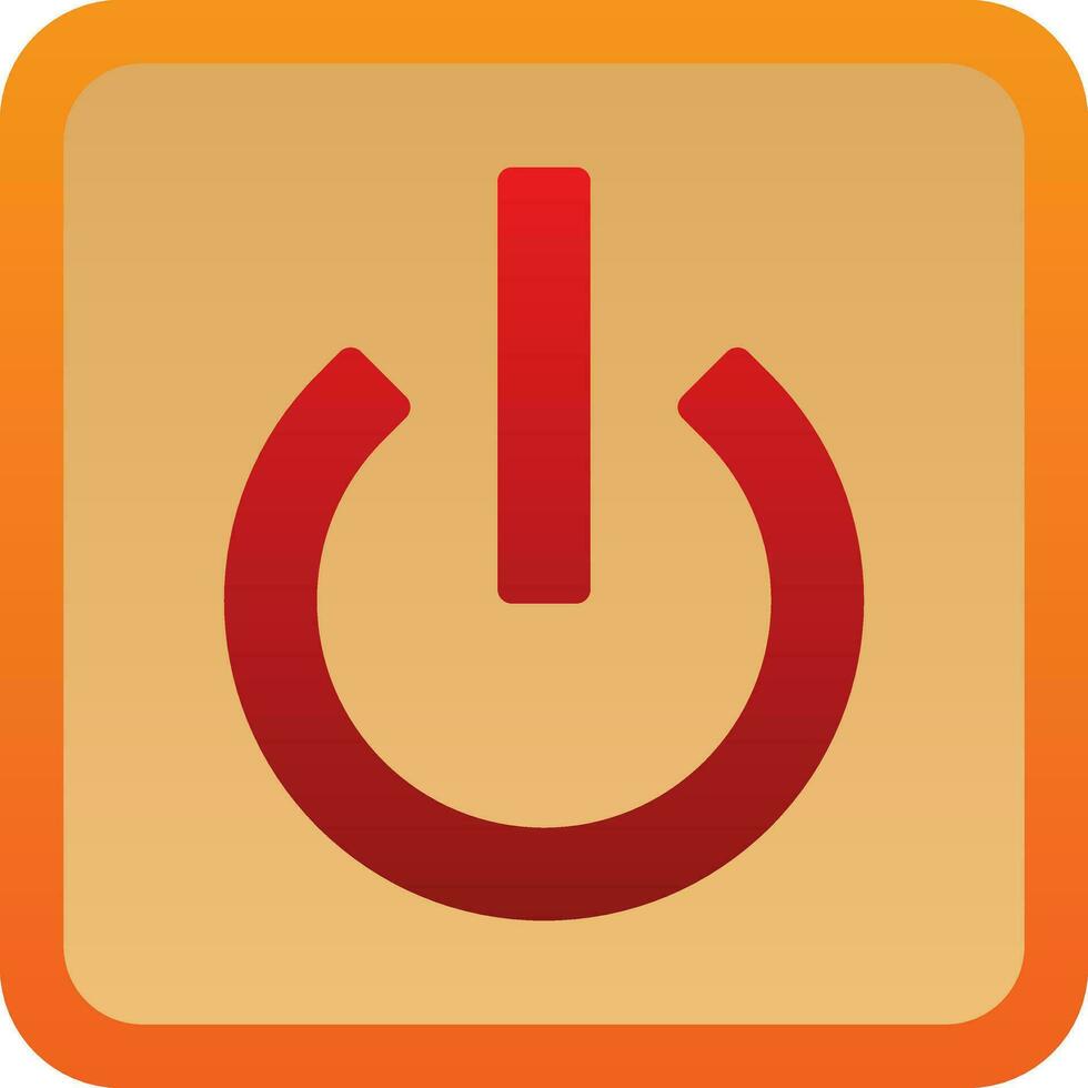 Power Button Off Vector Icon Design