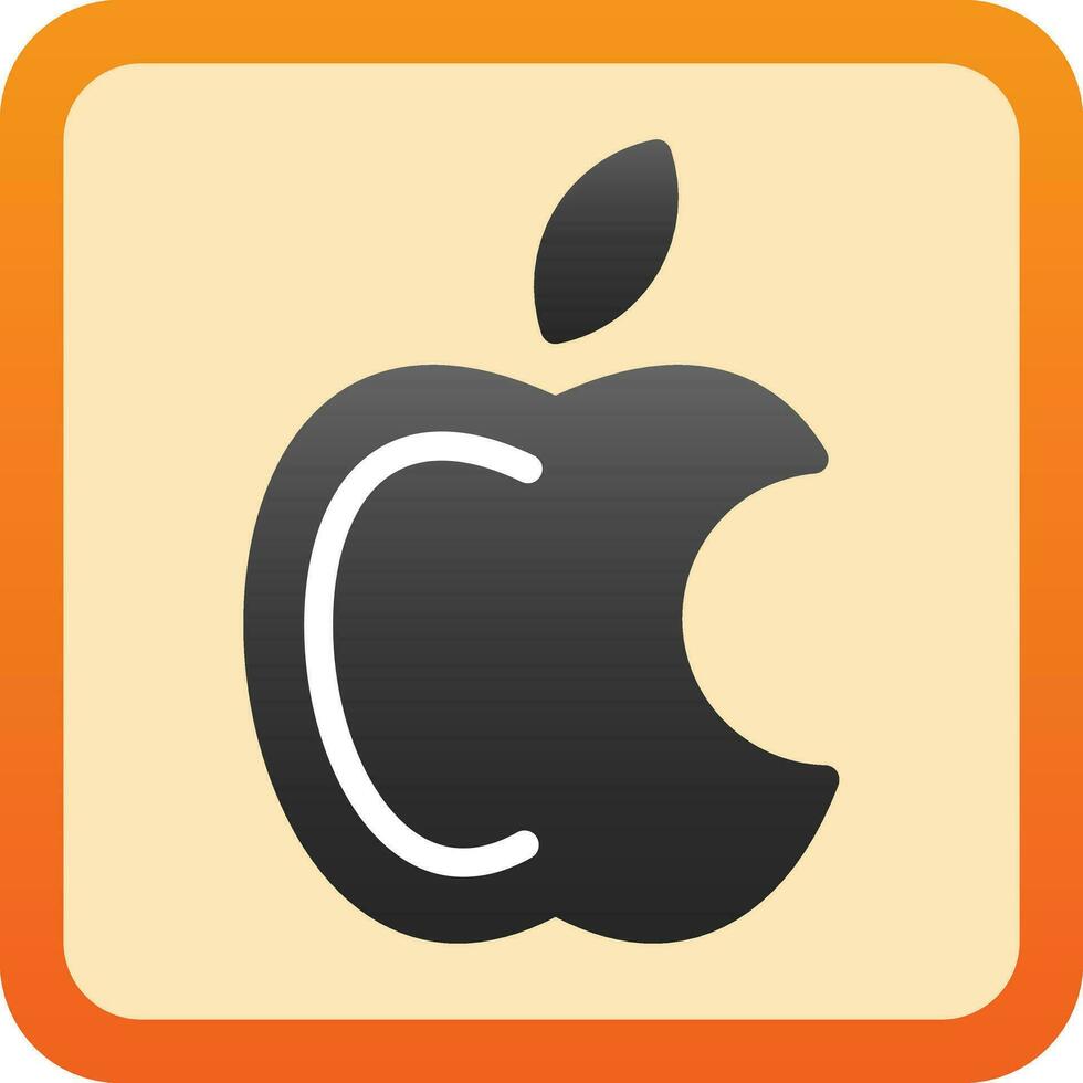 Apple Logo Vector Icon Design