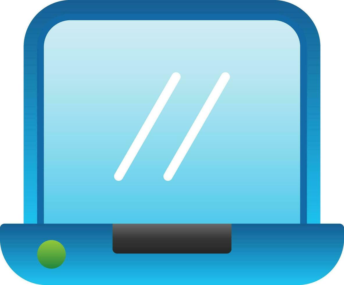Laptop Vector Icon Design