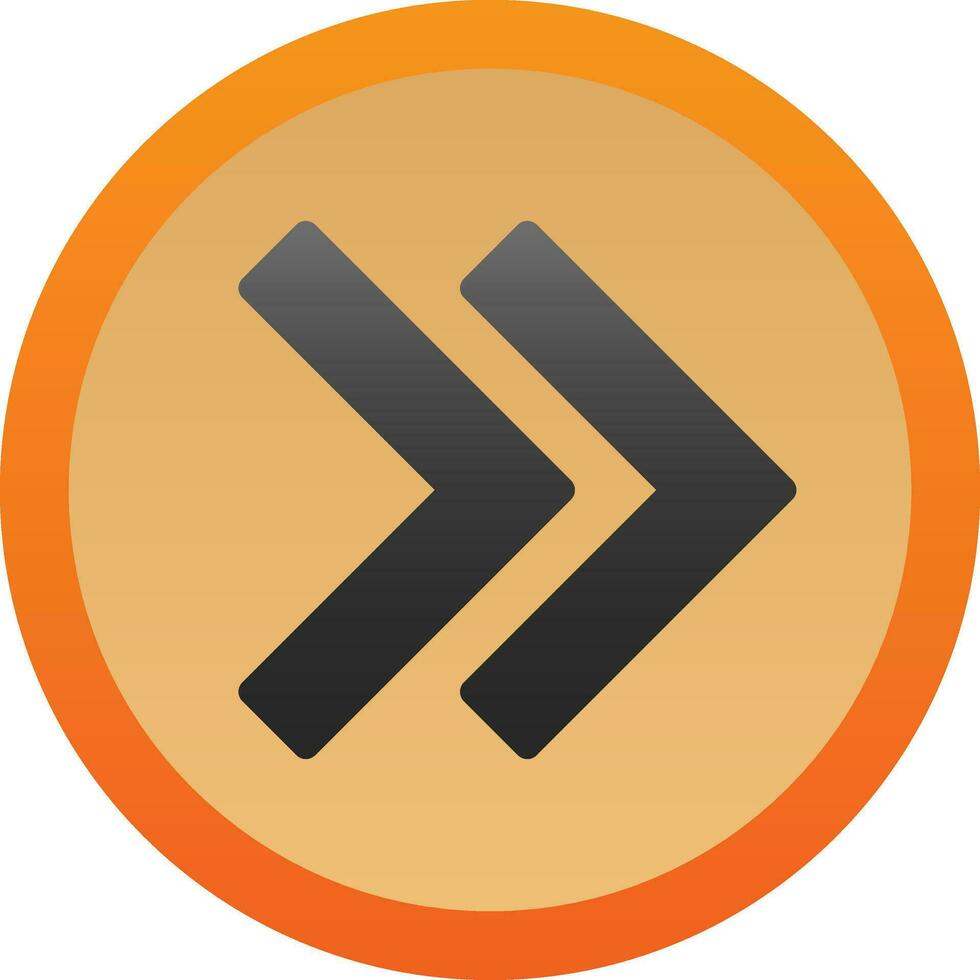 Right Chevron Vector Icon Design