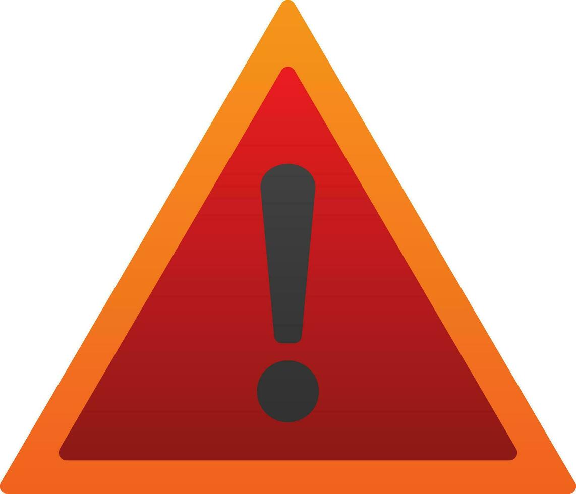 Exclamation Vector Icon Design