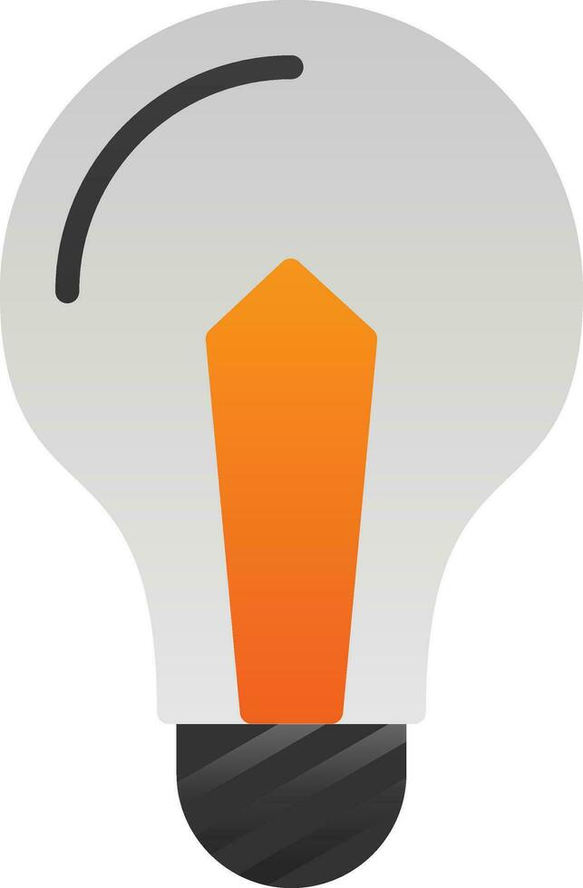 Light Bulb Vector Icon Design