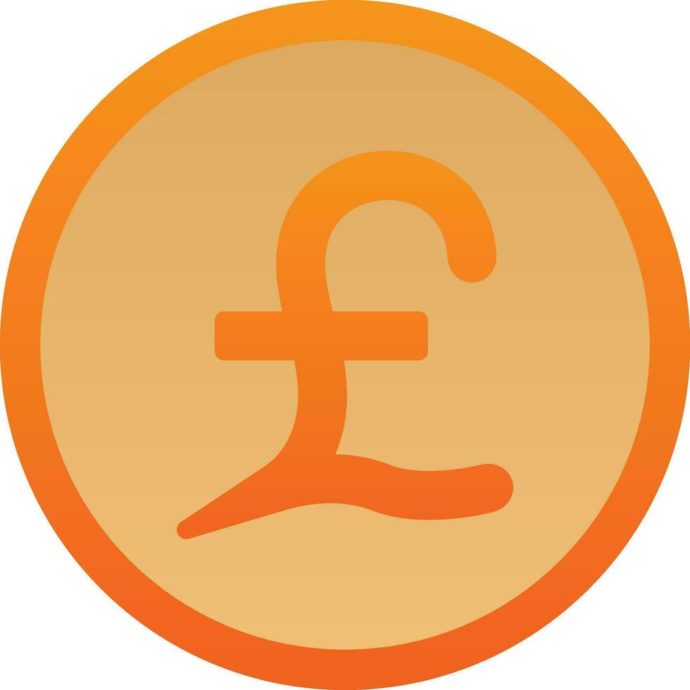 Pound Vector Icon Design