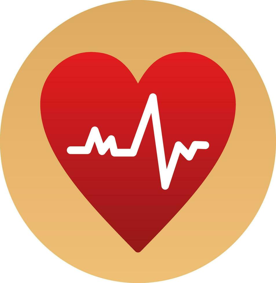 Heartbeat Vector Icon Design