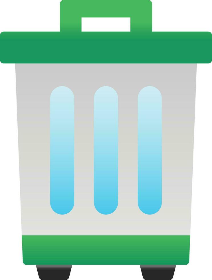 Waste bin Vector Icon Design