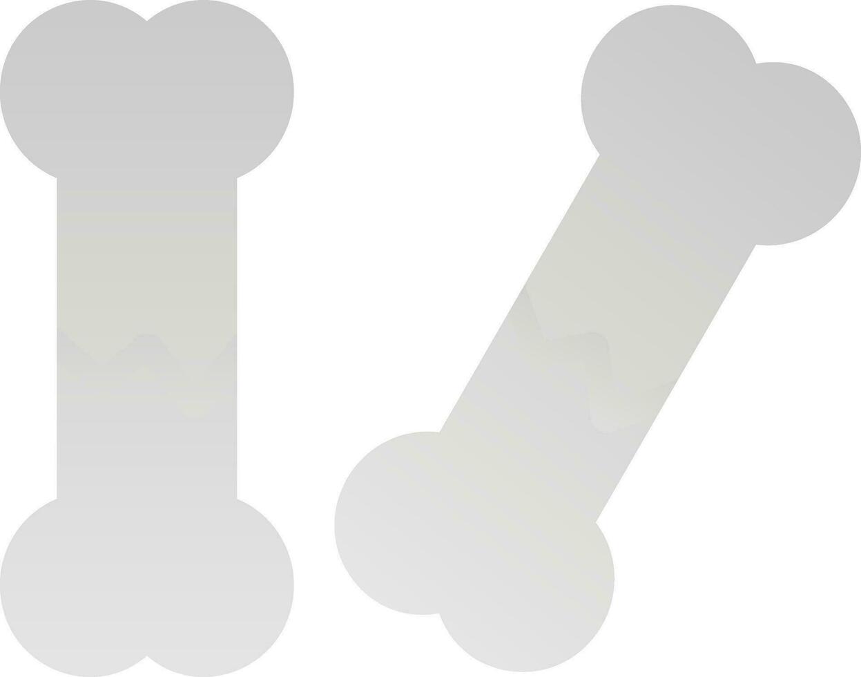 Broken bone Vector Icon Design