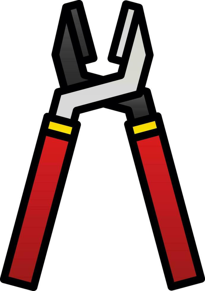 Pliers Vector Icon Design