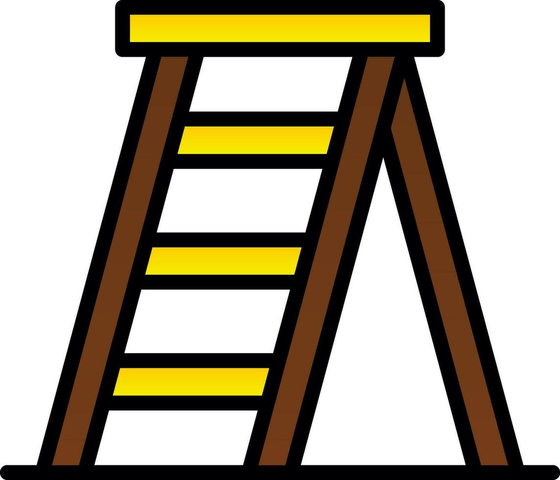 diseño de icono de vector de escalera