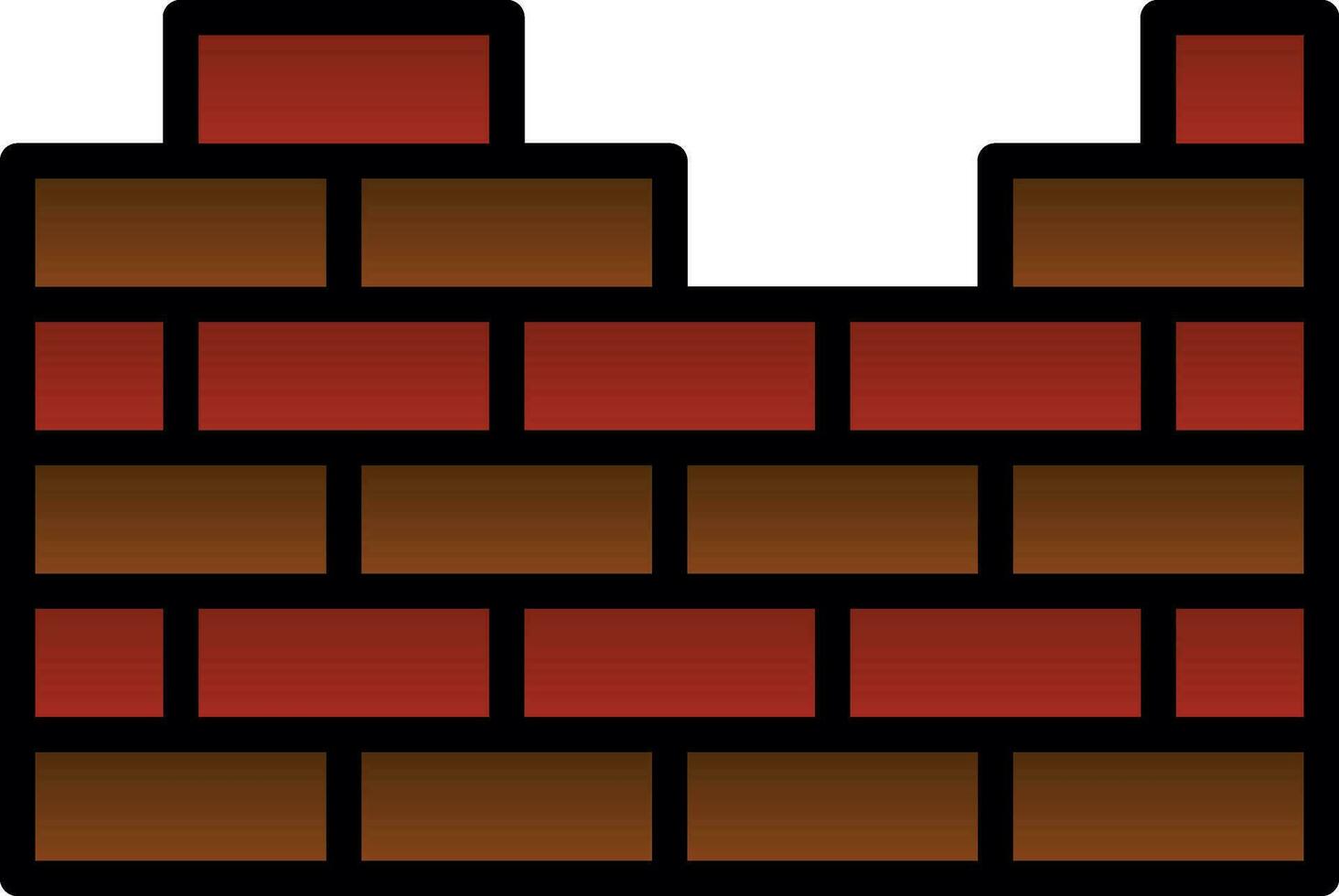 Bricks Vector Icon Design