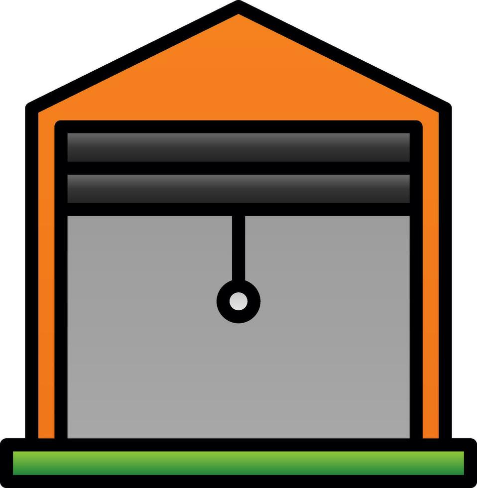 Garage Vector Icon Design